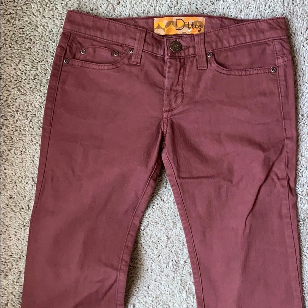 Sample! Dittos Five Pocket Rust Boot Cut Jeans - image 2